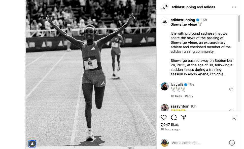 Ethiopian Marathon Champ Shewarge Alene Dies After Collapsing