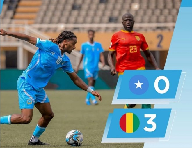 Guinea beat Somalia 3-0 in Kampala to keep World Cup qualifying hopes alive