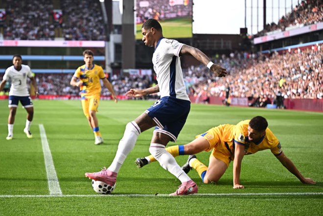 Unimpressive England beat Andorra 2-0 in World Cup mismatch