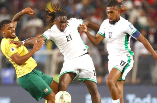 Nigeria’s World Cup ambitions bruised by draw with South Africa