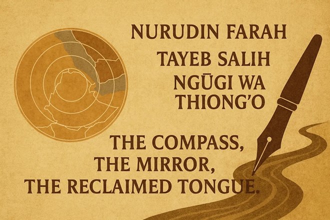 Nuruddin  Farah’s compass, Salih’s mirror, Ngũgĩ’s reclaimed tongue