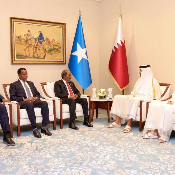 Somali President Affirms Qatars Sovereignty in Meeting With Emir After