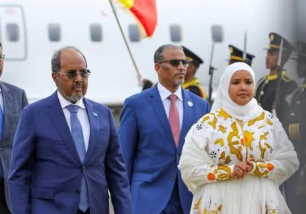 Somali President Touches Down in Addis Ababa Ahead of Africa Climate Summit