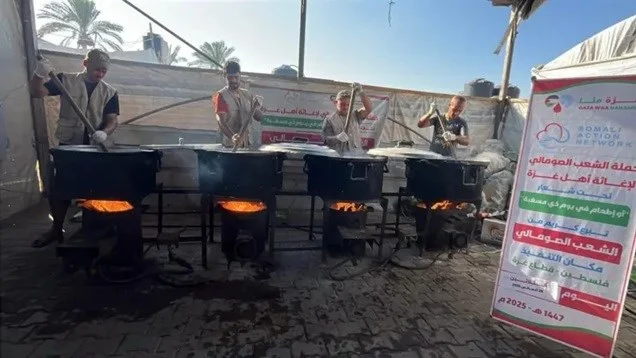 Somali community raises $250,000 to feed Gaza families through community kitchen project
