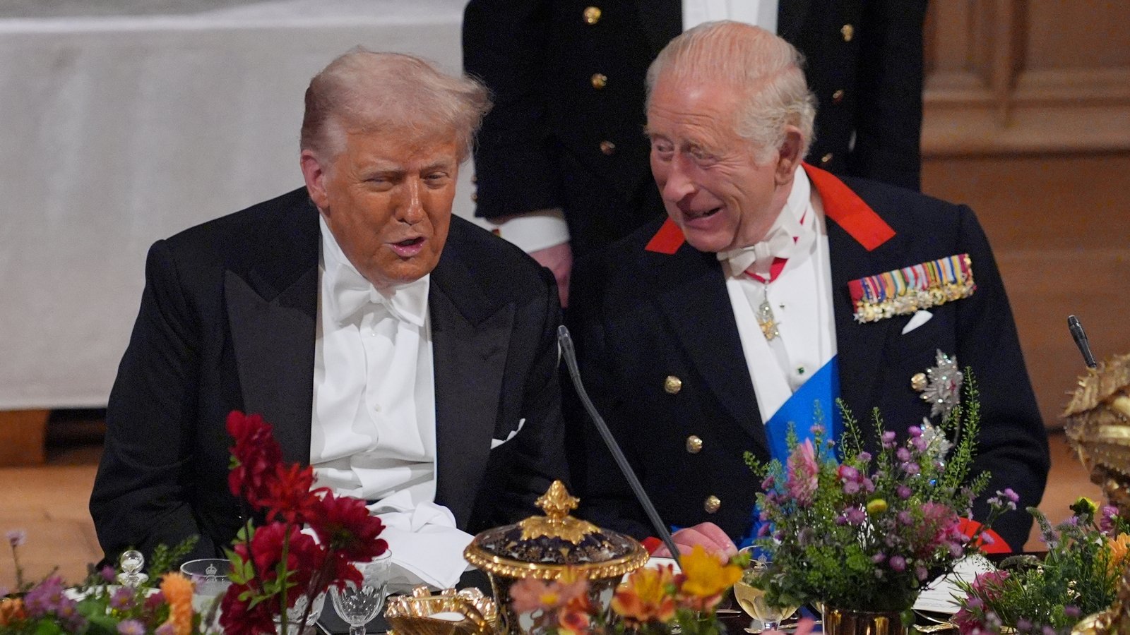 UK and US 'two notes in one chord', Trump tells state banquet at Windsor