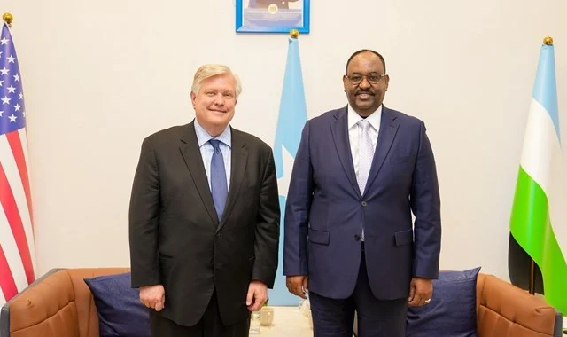 U.S. envoys meet Puntland State President Deni, vow support for anti-ISIS efforts