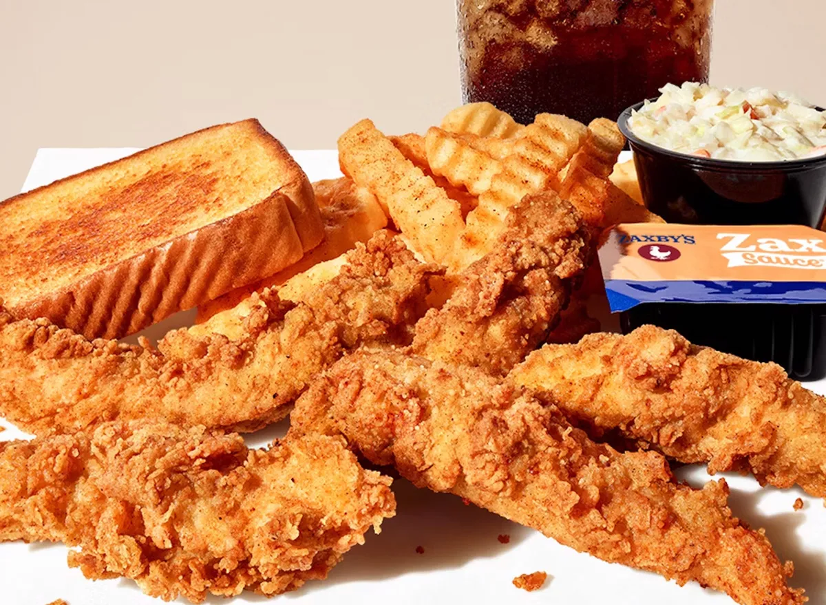 zaxby's buffalo chicken finger plate