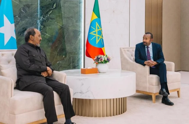 Somali and Ethiopian leaders aim to mend ties in Addis talks