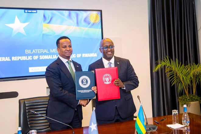 Somalia and Rwanda sign cooperation agreement to strengthen bilateral ties