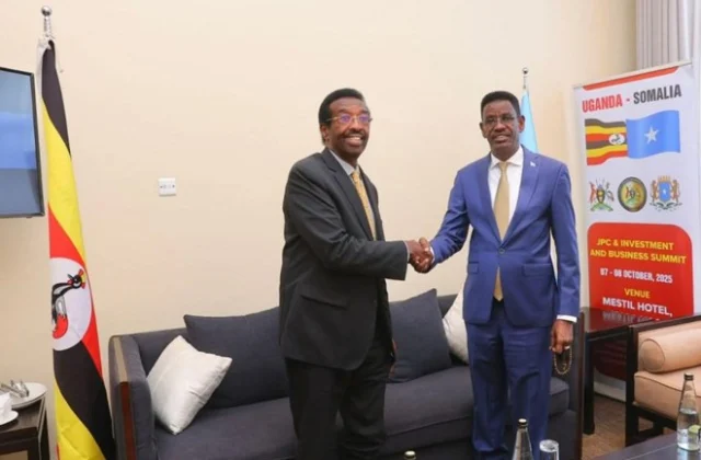 Somalia and Uganda security ministers meet to boost bilateral security cooperation