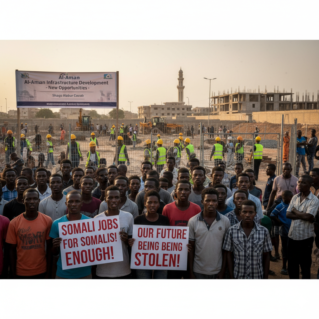 Foreign Workers Filling Somali Jobs: Growing Outrage Over Youth Unemployment Crisis