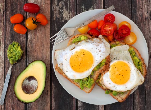 Eggs on Avocado Toast