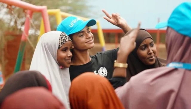 Boxer and model Ramla Ali returns to Kenya to empower refugees