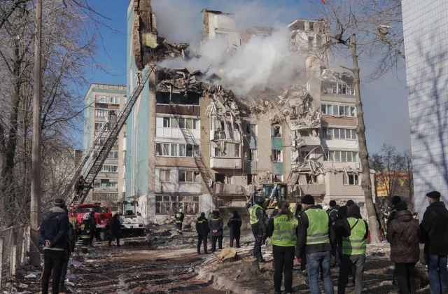 Russian missile strike in western Ukraine kills 25, officials say