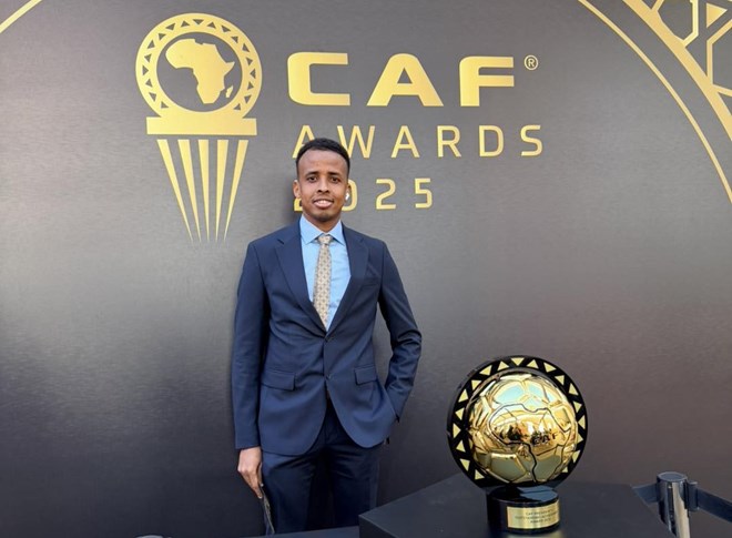Somali President, Prime Minister congratulate Omar Artan on CAF best male referee win