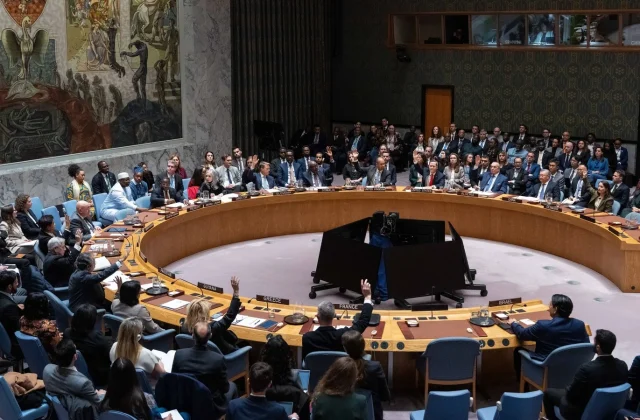 UN Security Council Approves U.S.-Backed Gaza Peace Plan Resolution