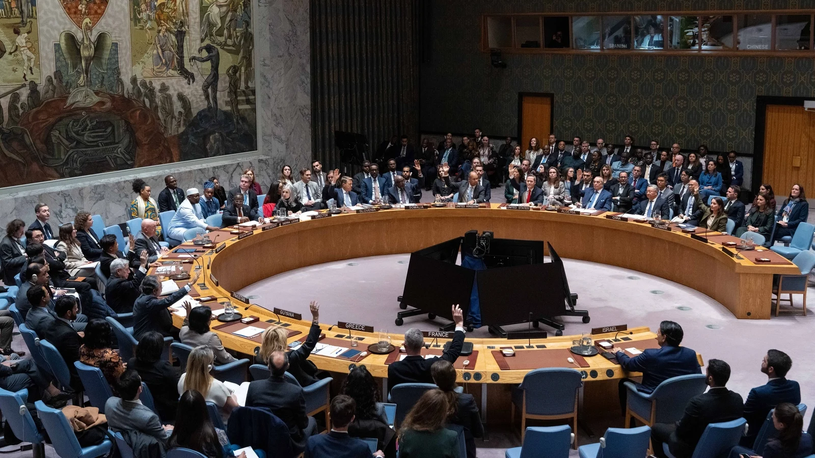 UN Security Council adopts US resolution on Gaza peace plan