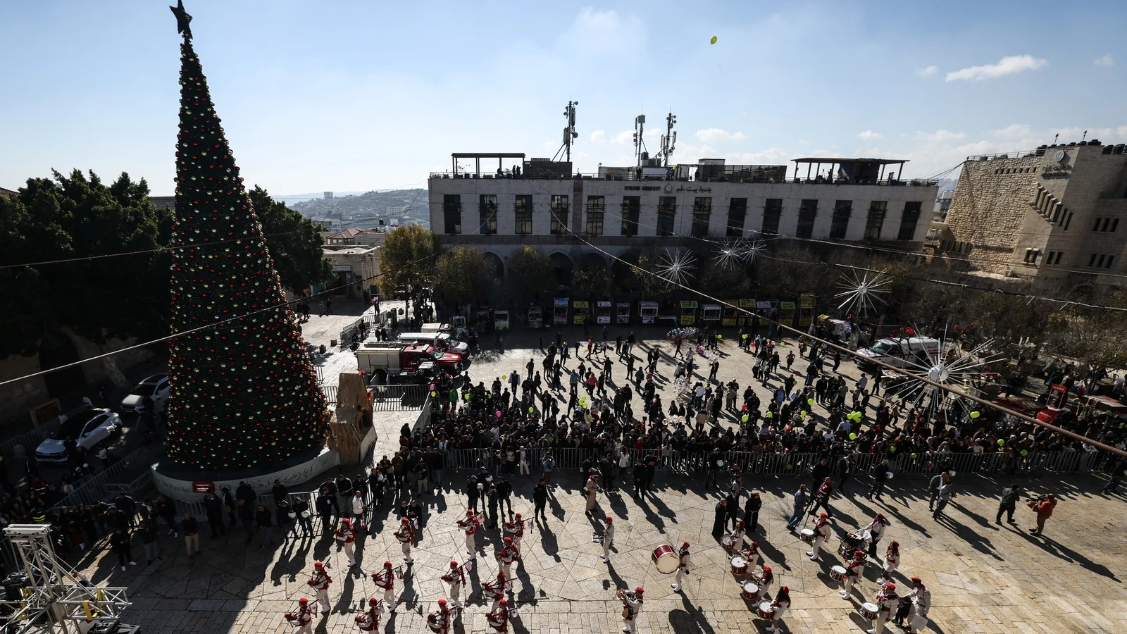 Bethlehem marks first festive Christmas celebration since the Gaza war