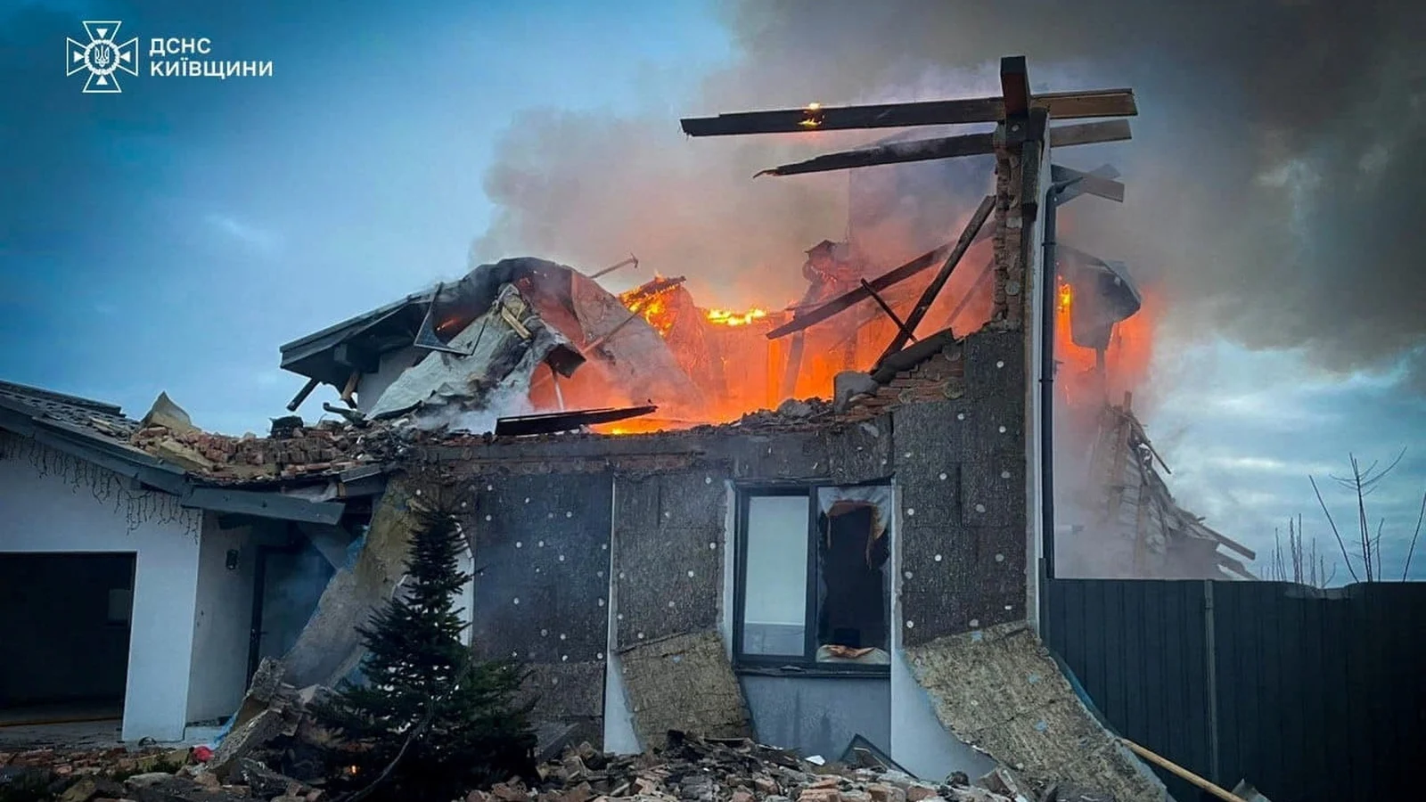 Child among three killed in large-scale Russian attack on Ukraine