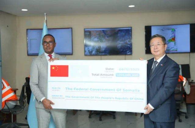China Donates $1 Million to Boost Somalia’s Drought Relief Efforts