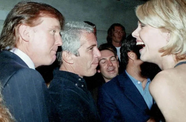 Trump shrugs off newly released Jeffrey Epstein photos as trivial