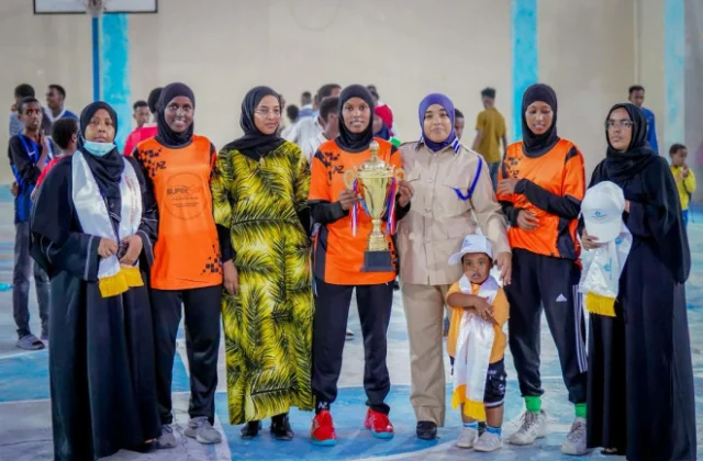 Mogadishu girls’ basketball game highlights fight against gender-based violence