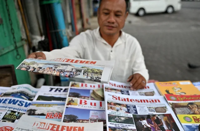 Myanmar pro-military party claims sweeping lead in junta-organized vote