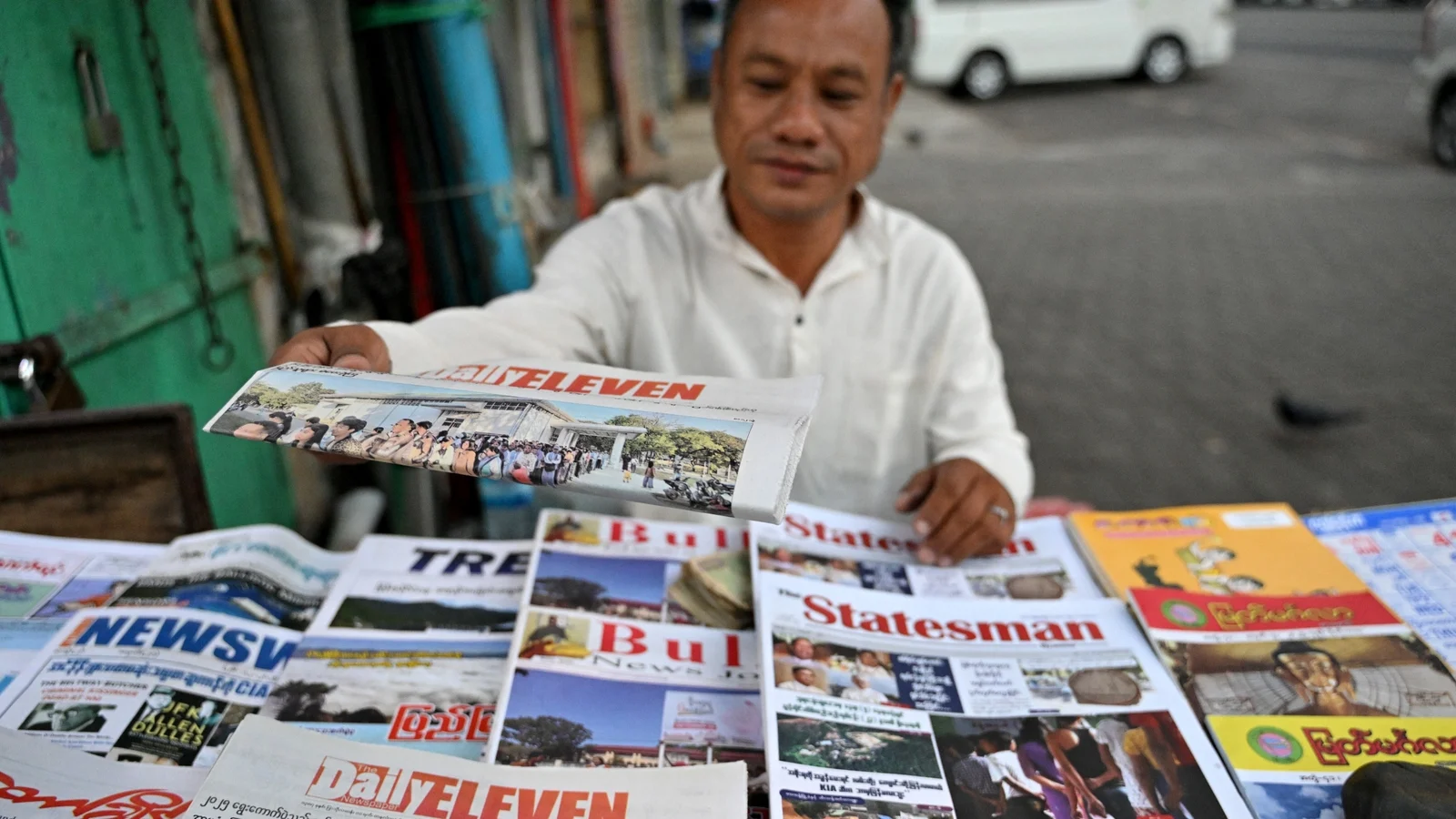 Myanmar pro-military party claims sweeping lead in junta-organized vote