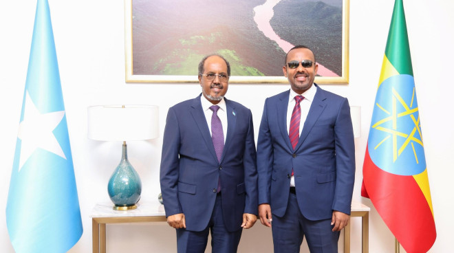 Somali President Meets Ethiopian Prime Minister for Talks in Addis Ababa