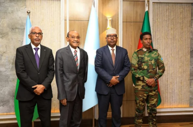 Somalia and Djibouti Defense Ministers Meet for Talks in Mogadishu
