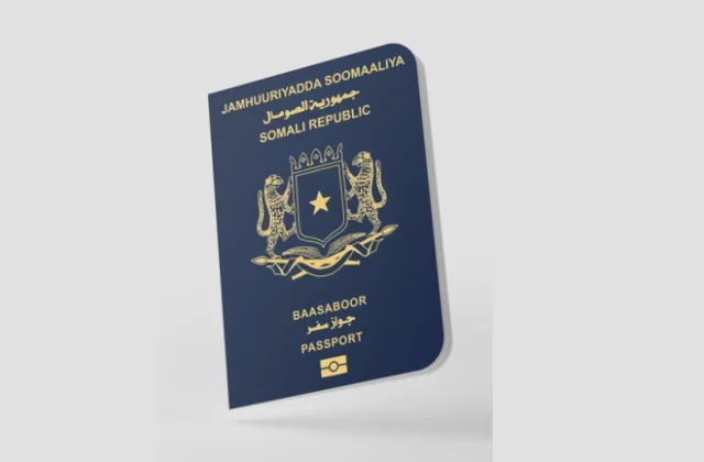 Somalia’s Passport Ranks 100th on 2025 Henley Index, 33 Visa-Free Countries