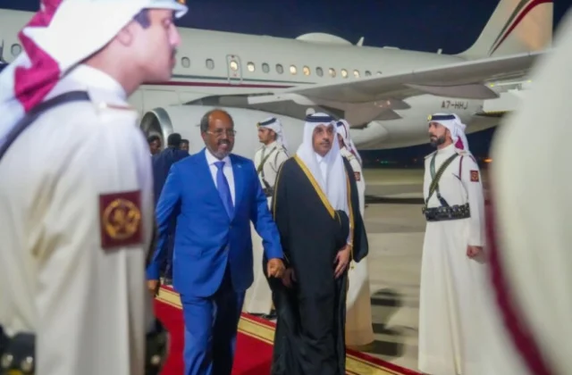 Somalia’s President Arrives in Doha for High-Level Talks at Doha Forum