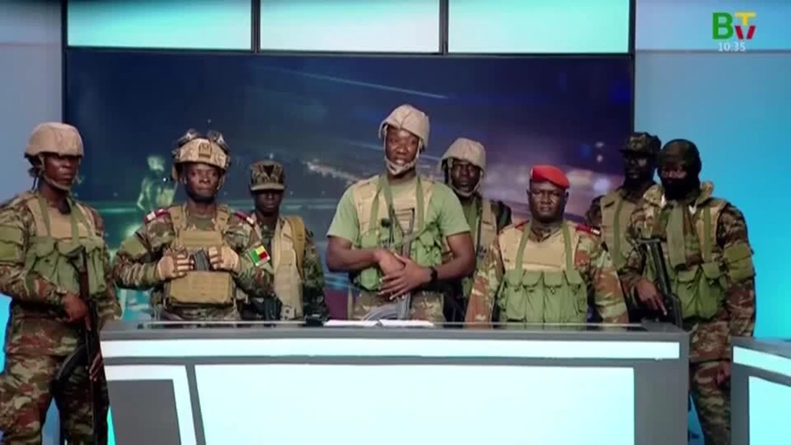 Soldiers take control of state TV amid coup attempt in Benin