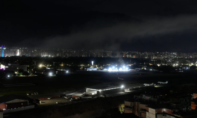 At Least Seven Explosions and Low-Flying Aircraft Reported in Caracas, Venezuela