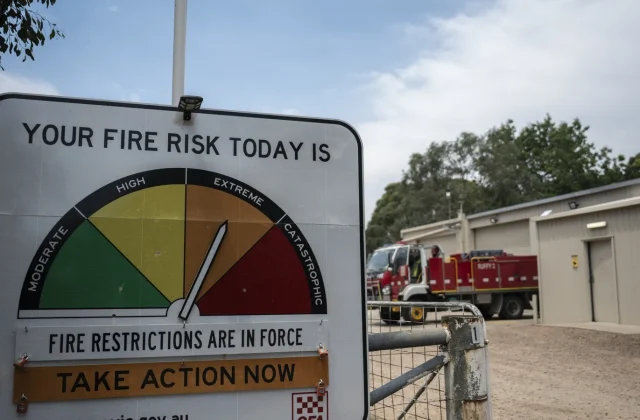 Australia faces extreme bushfire danger as temperatures near 50C