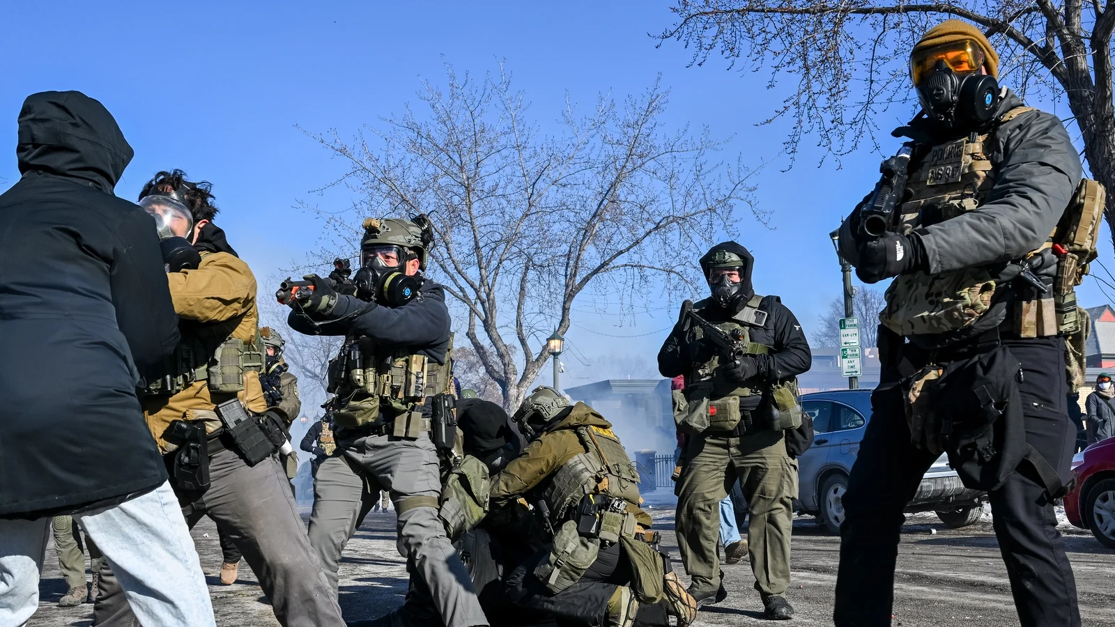 Demonstrations erupt after U.S. immigration agents shoot man in Minneapolis