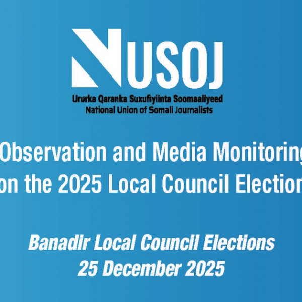 Election Report Applauds Media Professionalism, Peaceful Banadir Polls, Warns of Disinformation