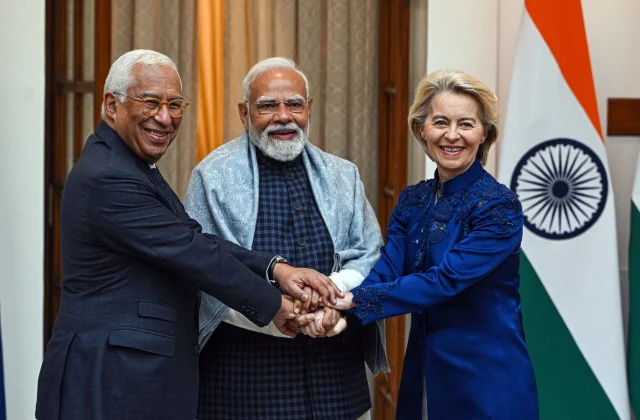 European Union and India conclude landmark trade agreement, von der Leyen says
