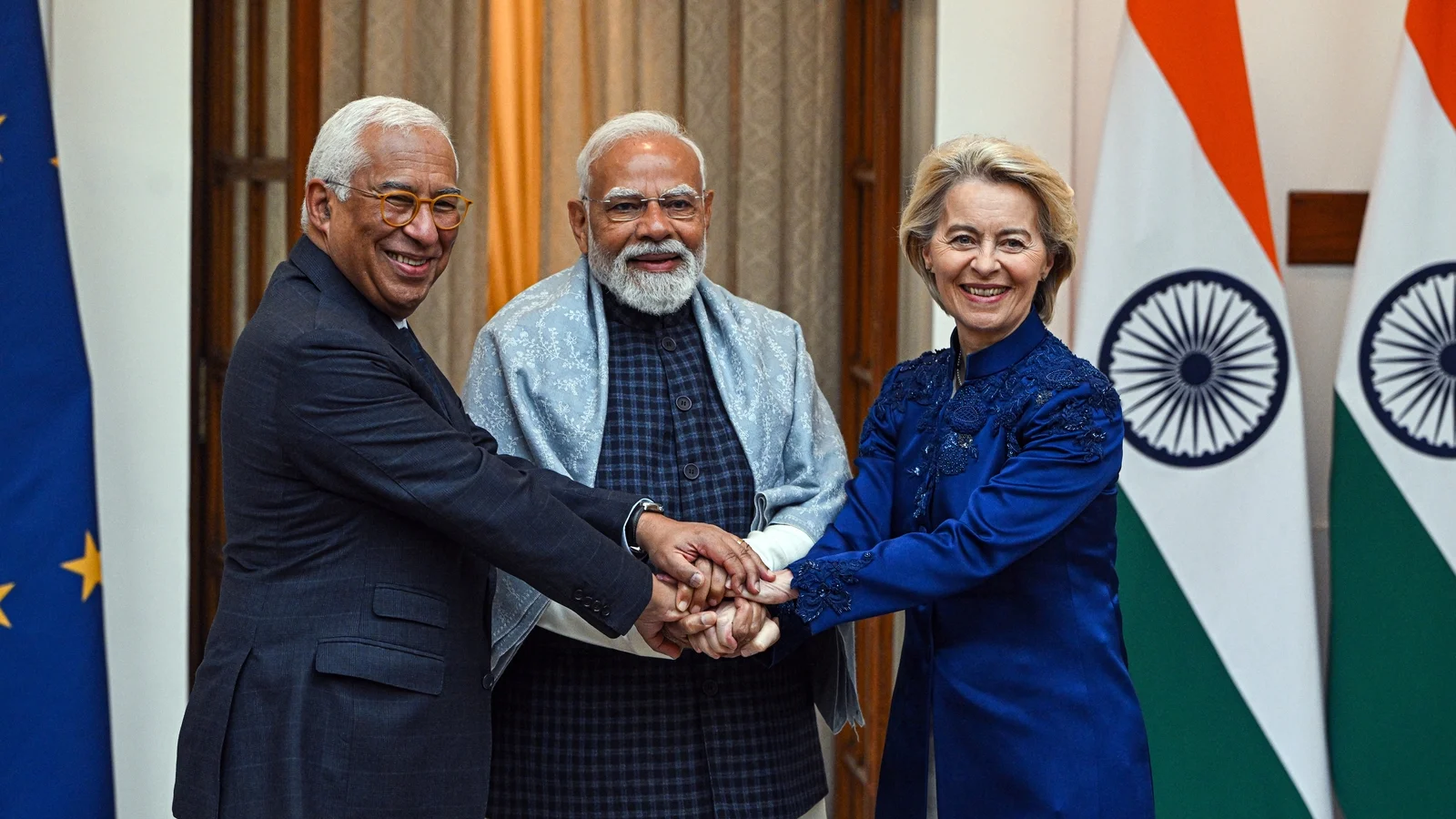 European Union and India conclude landmark trade agreement, von der Leyen says