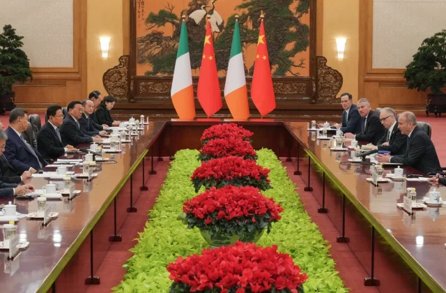 Irish prime minister presses for freer trade on China trip