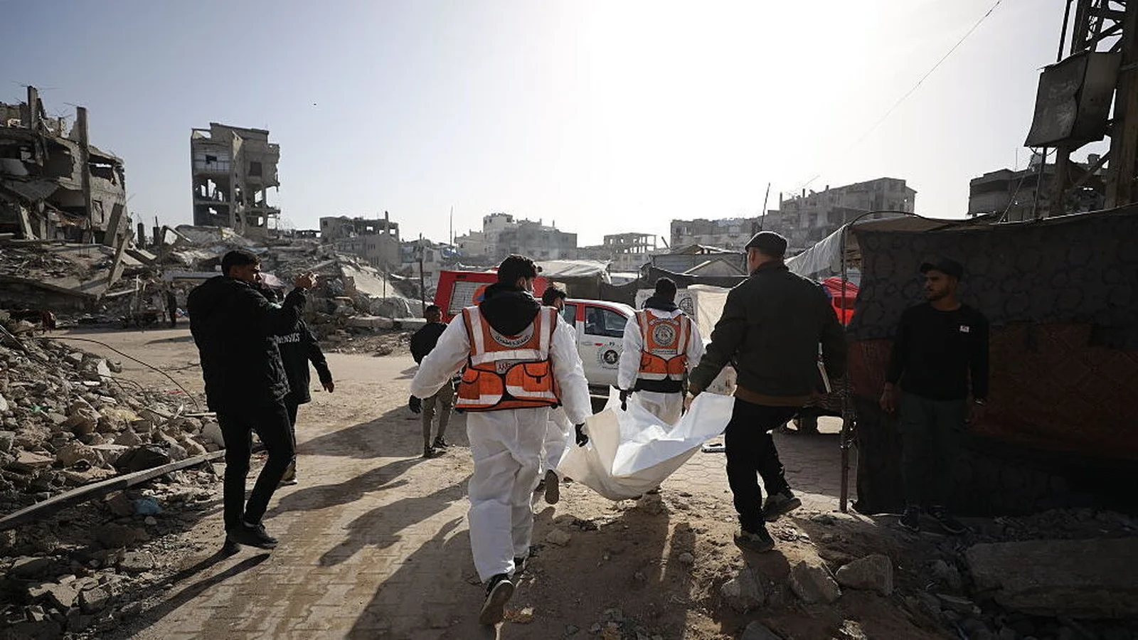 Israel hands over Palestinian remains, capping first stage of ceasefire exchanges