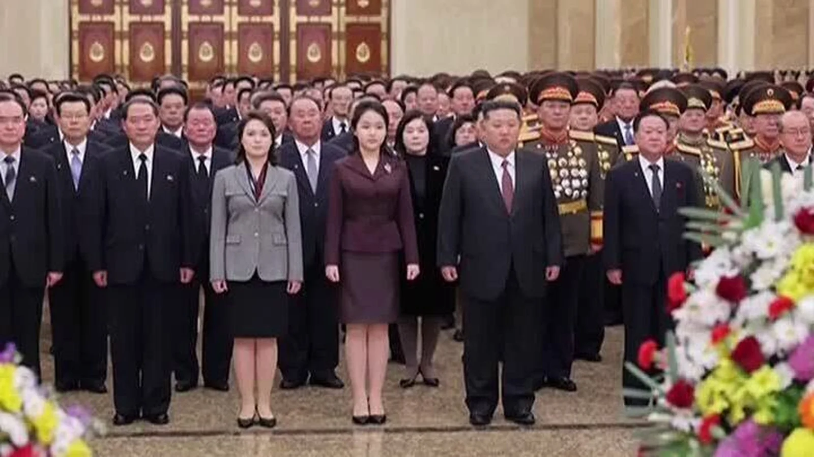 Kim Jong Un’s daughter makes public appearance at state mausoleum