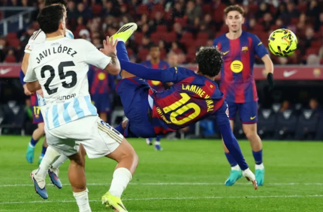 Lamine Yamal’s superb strike seals Barcelona win over Real Oviedo