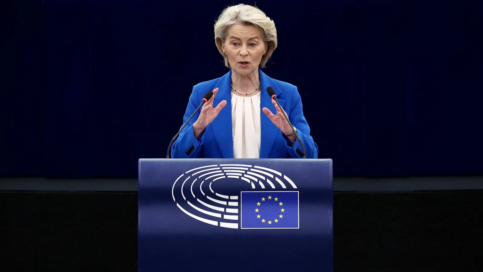 Live: Von der Leyen says Europe at crossroads as US threat looms