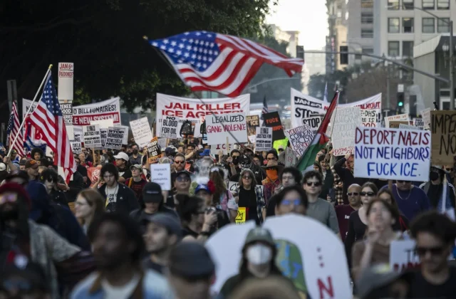 Protests spread nationwide after woman fatally shot by U.S. immigration agent