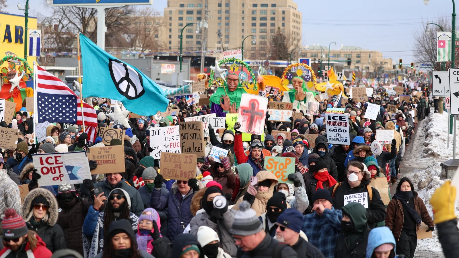 Protests sweep U.S. after ICE agent shoots woman, sparking outrage