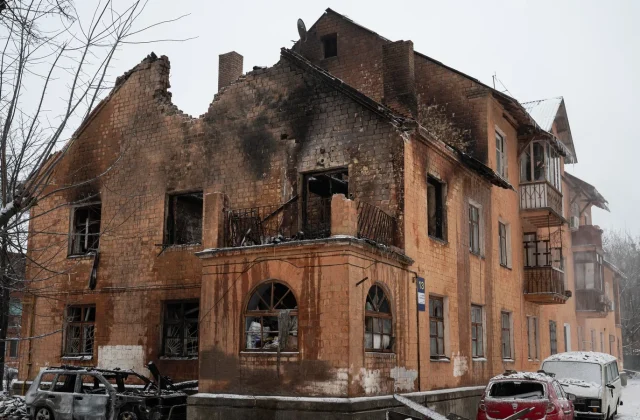 Qatari embassy damaged as Russian barrage hits Kyiv, Zelensky says
