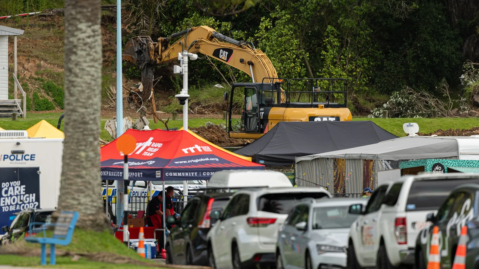Rescue crews race to find six missing after New Zealand landslide