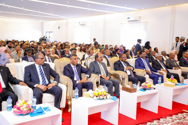 Somali Leaders, Foreign Envoys Attend Inauguration of Somalia’s Northeastern Regional President