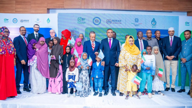 Somali children return home from Italy after life-saving heart surgeries